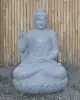  Product image 1 of the product “Seated Buddha made of Riverstone in Abhaya Position - gesture of fearlessness, H. 83cm. ”